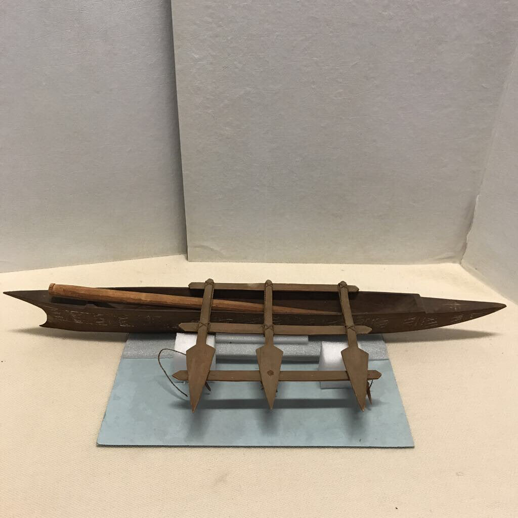 Antique Wood Dugout Canoe