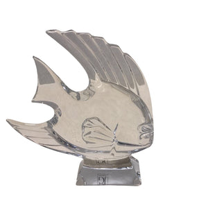 JG Durand Vintage Angelfish Figurine Cristal