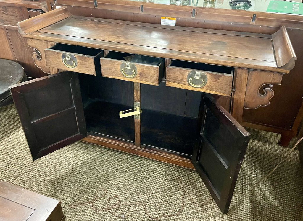 Modern Asian Style Solid Rosewood Alter Table Cabinet