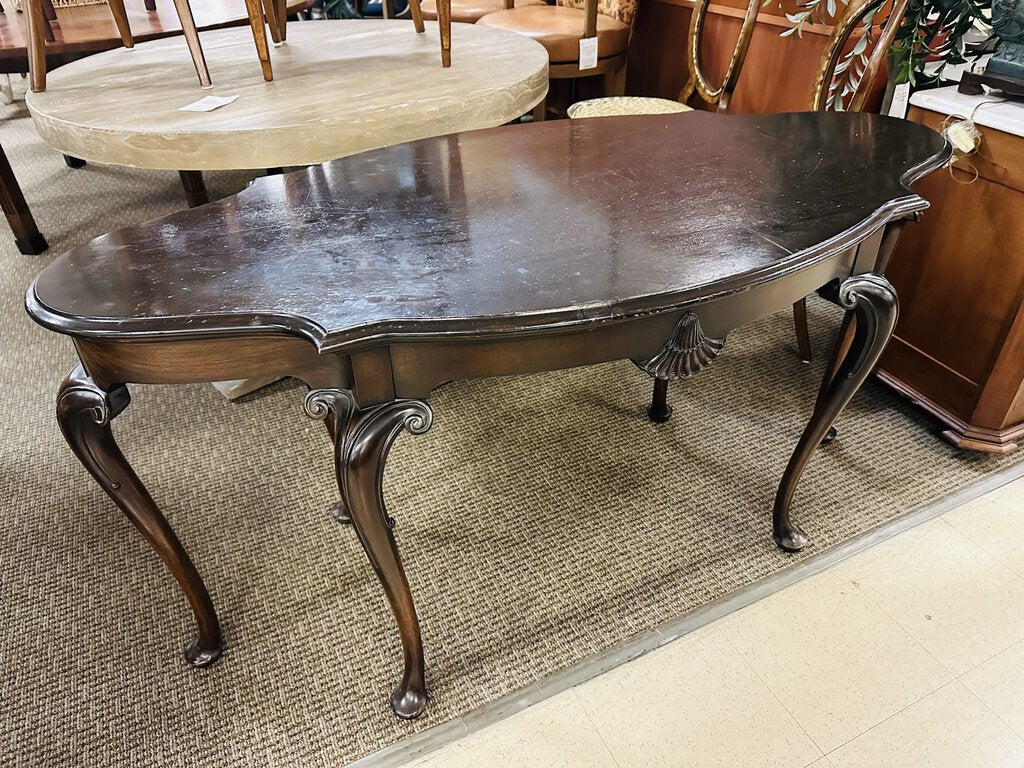 Mahogany Chippendale Entry Table 59x29x30