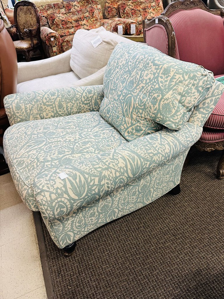 Upholstered Roll Arm Chair