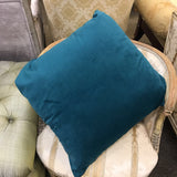 Dark Teal Decorative Pillow 24x24