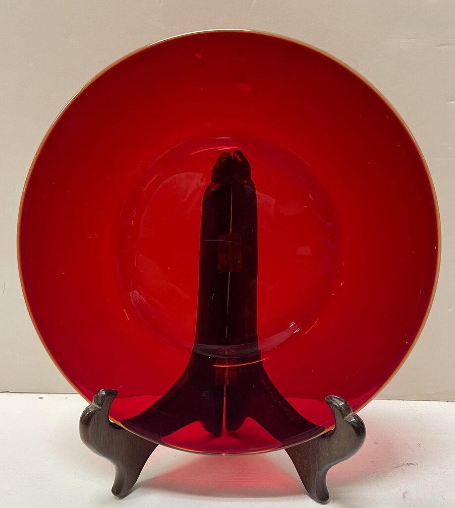 Vintage Anchor Hocking Ruby Red Salad Plates (Set of 11)