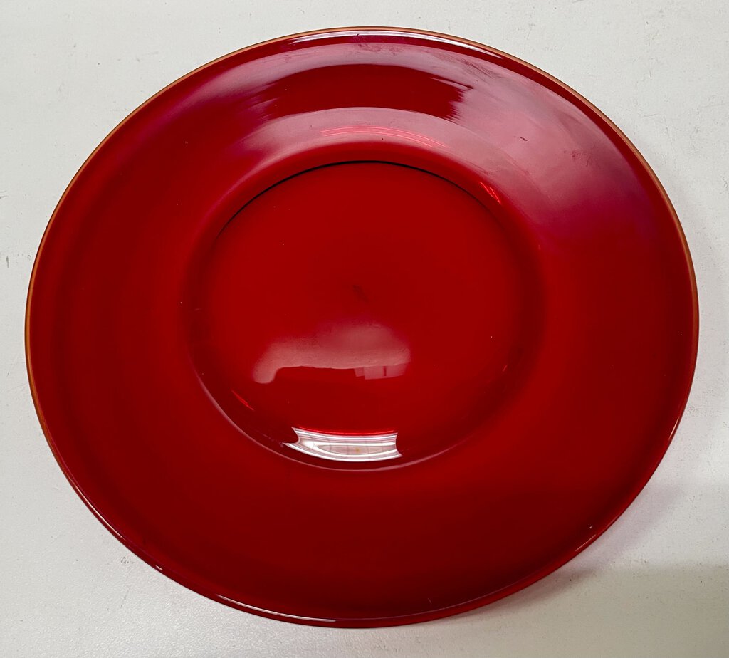 Vintage Anchor Hocking Ruby Red Salad Plates (Set of 11)