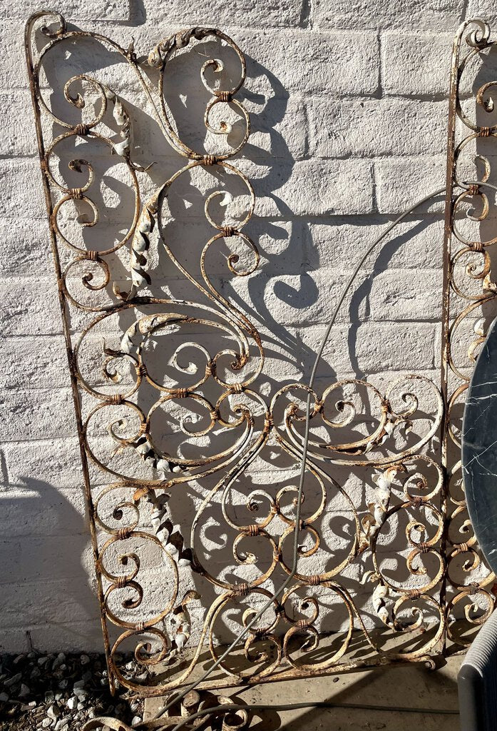 Vintage French Style Wrought Iron Room Dividers (PAIR)