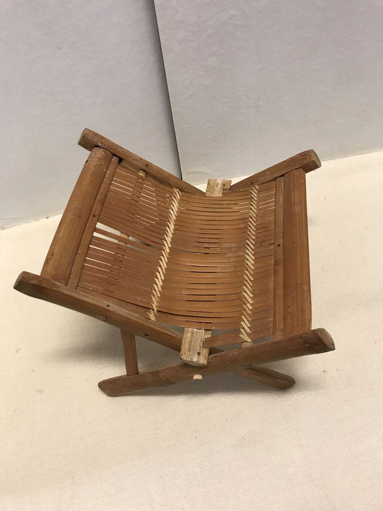 Folding Bamboo Magazine Rack