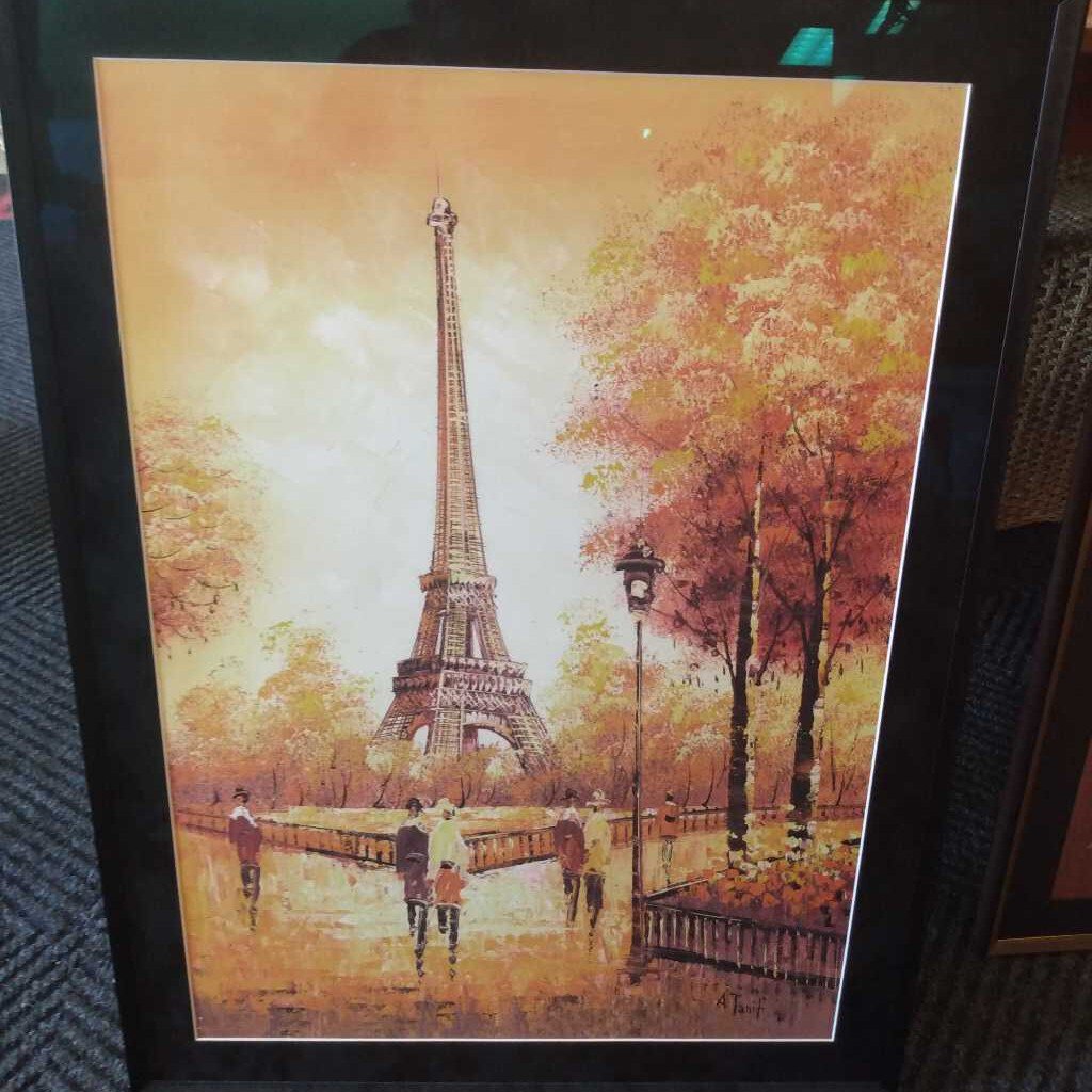 Eifel Tower Framed Print 30x24