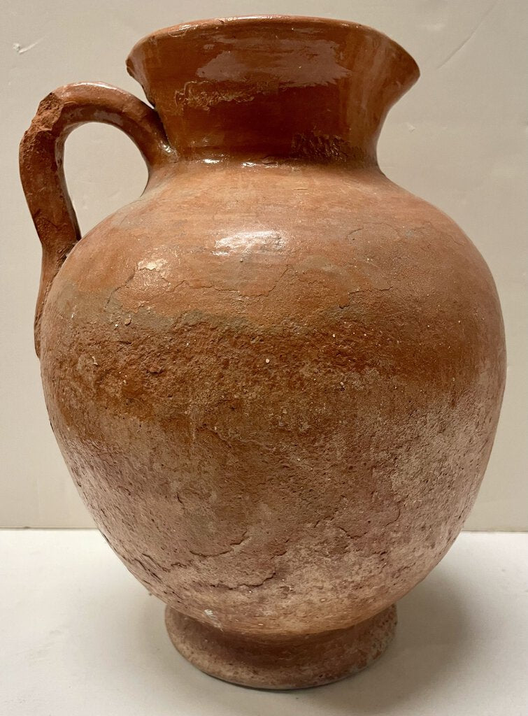 San Juan Capistrano Mission Terracotta Pitcher Chipped Handle