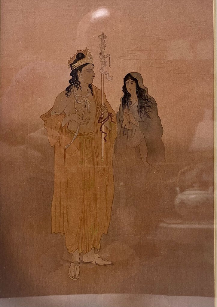 Savitri and Yama Print