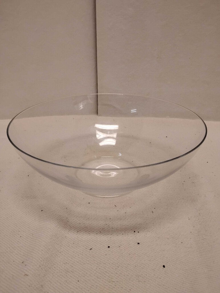 Tiffanny Clear Glass Bowl 12 Diam