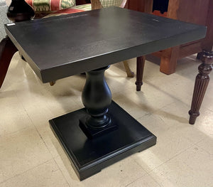 Restoration Hardware Black 17th C. Style Ministry Side Table