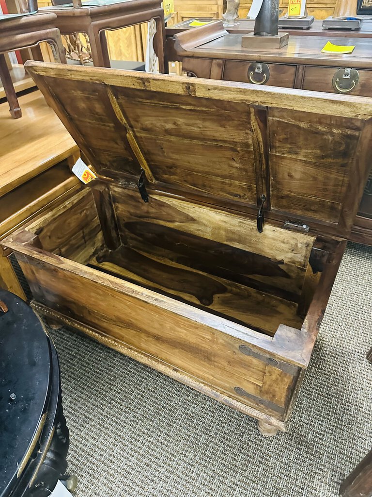 Spanish Colonial Style Pine Chest 38x19x19