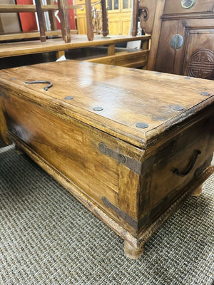 Spanish Colonial Style Pine Chest 38x19x19