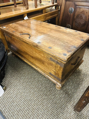 Spanish Colonial Style Pine Chest 38x19x19