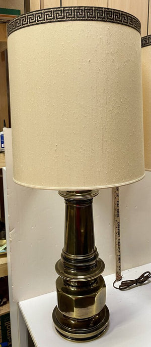 Vintage Stiffel Solid Brass Table Lamps (PAIR)