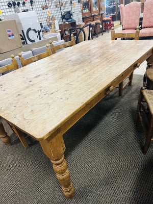 Pine Farmhouse Table 43x72x30