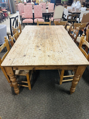 Pine Farmhouse Table 43x72x30