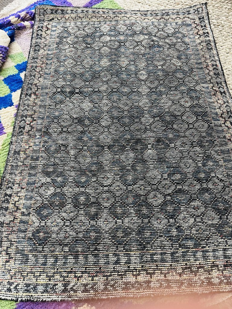 Persian Hand Knotted Wood Rug 68x48