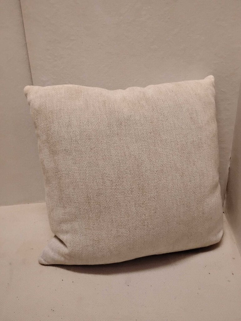 Beige Linen Pillow 18x18