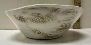 Pierre Le Fond Henna Hands Bowl Signed Bottom