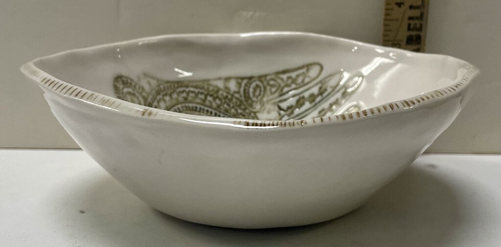 Pierre Le Fond Henna Hands Bowl Signed Bottom