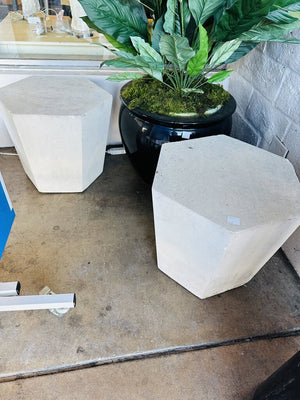 Hexagonal Patio Side Table