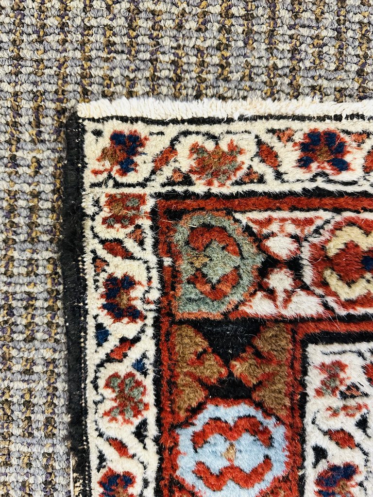 Antique Wool Kuba Caucasus Rug 43x55