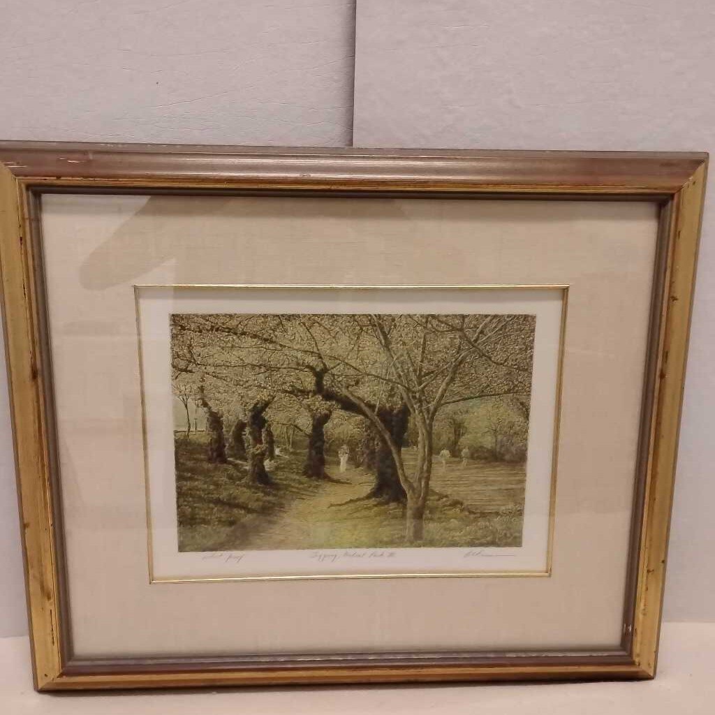 Harold Altman "Jogging, Central Park III" Signed AP