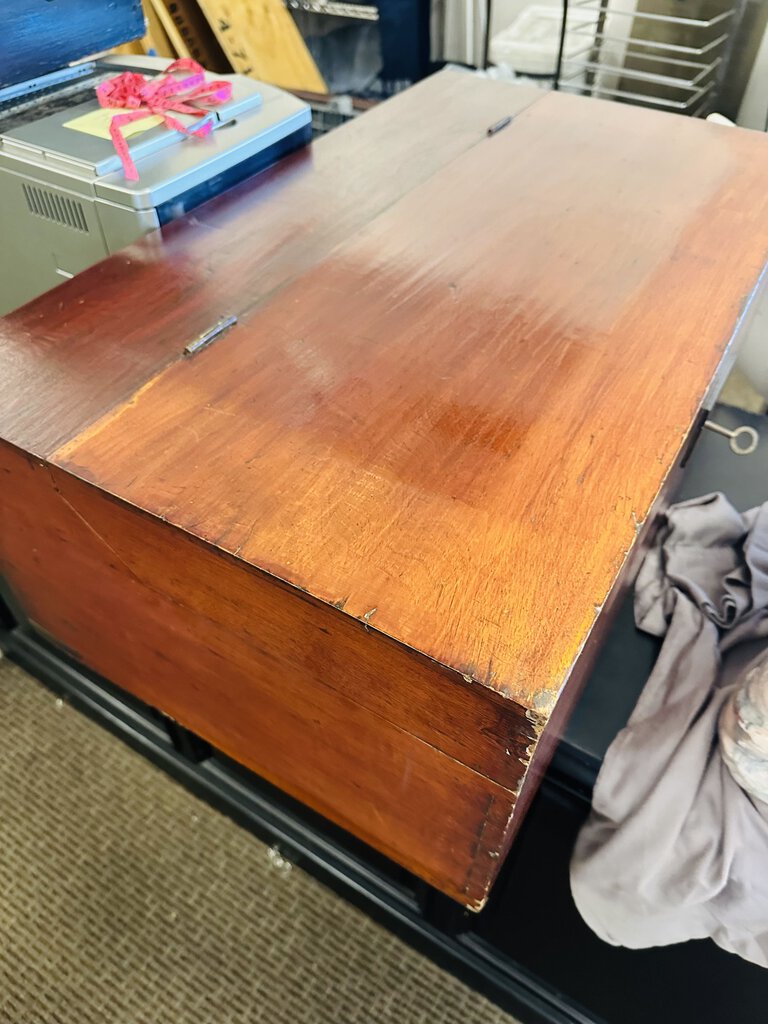 Asian Elam Wood Chest 19x32x12