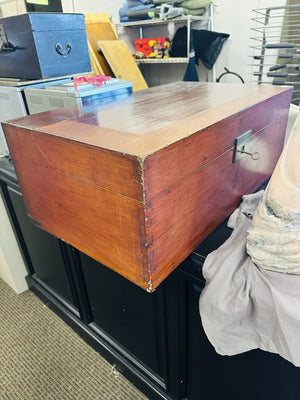 Asian Elam Wood Chest 19x32x12