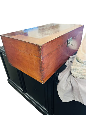 Asian Elam Wood Chest 19x32x12 by Miss Daisy's Consignment & Auction House