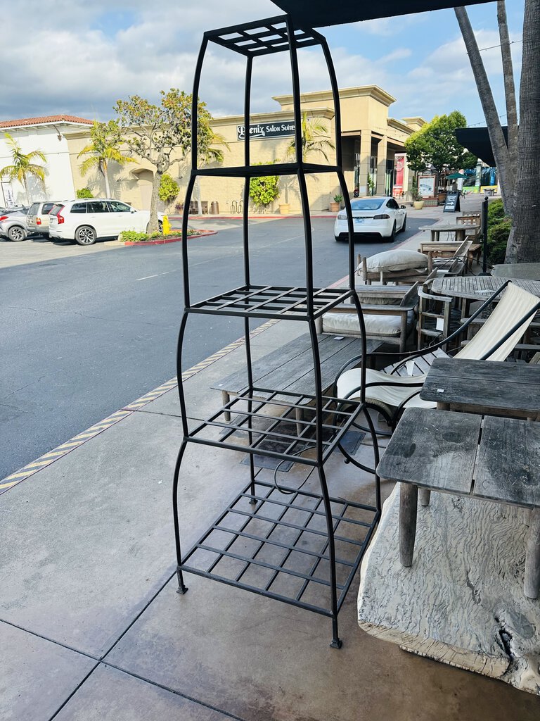 Wrought Iron Tower Rack 28x28x84