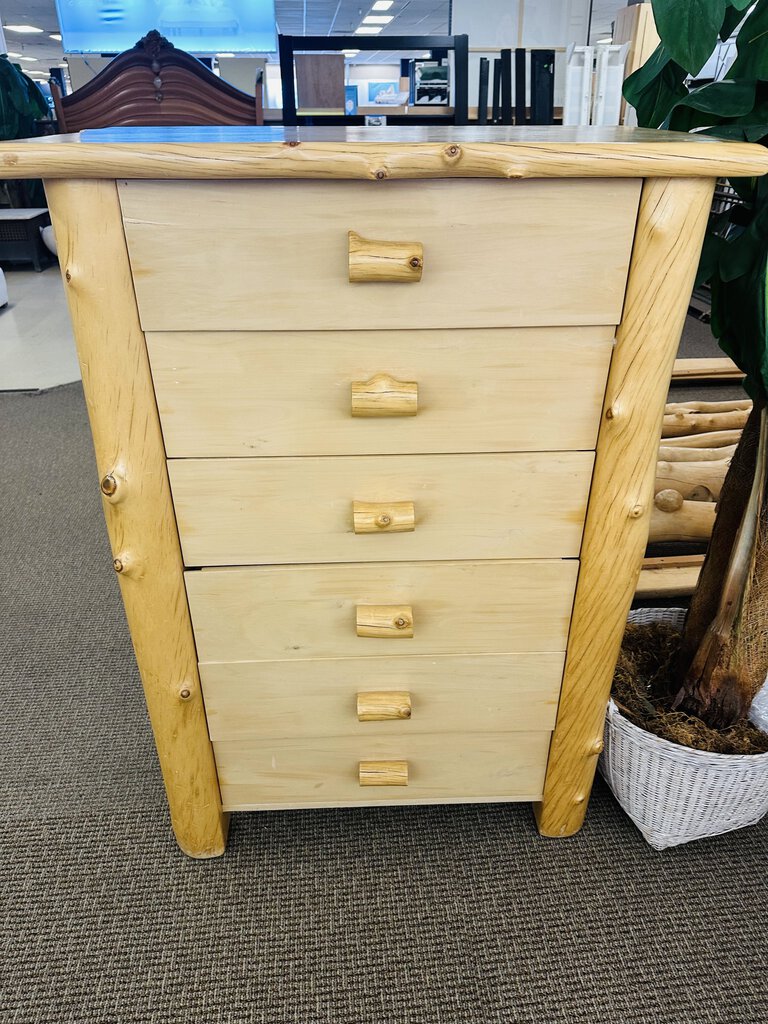 Aspen Log Wood Dresser 40x23x56