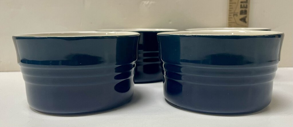 Le Creuset Navy Blue Ramekin Set of 4