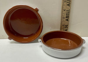 Spanish Terracotta Cazuela Baking Dishes SM (PAIR)