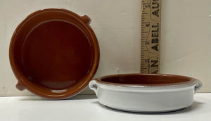 Spanish Terracotta Cazuela Baking Dishes SM (PAIR)