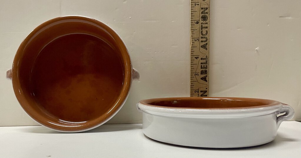 Spanish Terracotta Cazuela Baking Dishes M (PAIR)