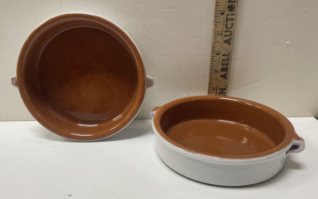 Spanish Terracotta Cazuela Baking Dishes M (PAIR)