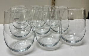 Krosno Stemless Wine Glasses (Set of 6)