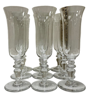 Baccarat Provence Fluted Champagne Glasses Crystal
