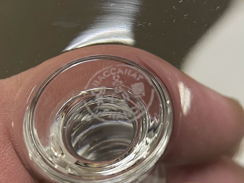 Baccarat Provence Fluted Champagne Glasses Crystal