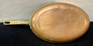 Bon Gourmet Portugal Copper Handled Oval Copper Pan