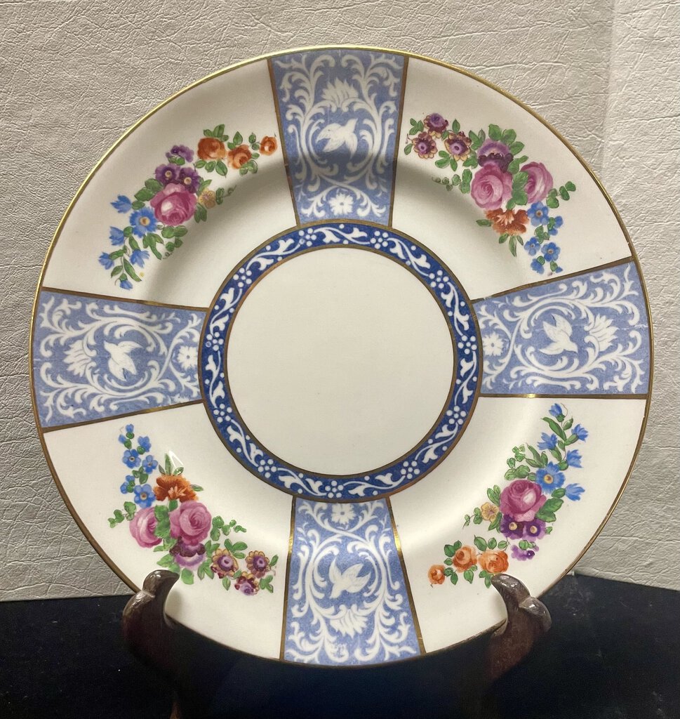 Crown Staffordshire Floral Plate 8" A6548 (Set of 6)