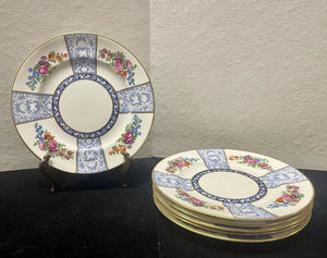 Crown Staffordshire Floral Plate 8" A6548 (Set of 6)