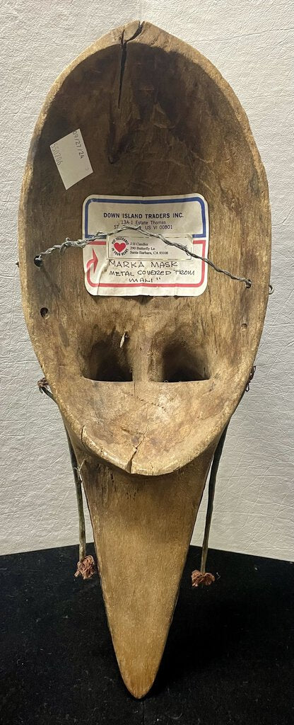 African Mali Warka Marka Ceremonial Tribal Mask