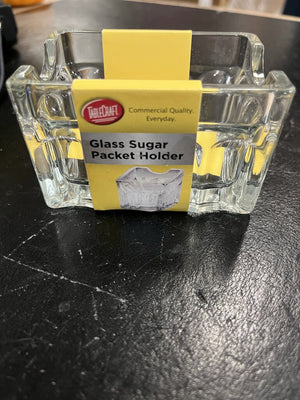 TableCraft Glass Sugar Packet Holder