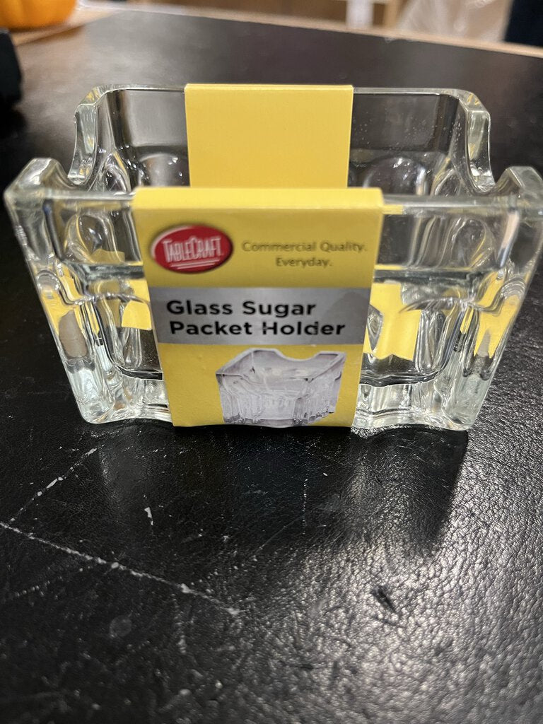 TableCraft Glass Sugar Packet Holder