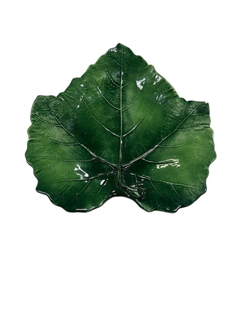 Green Leaf Dish Handmade Italy