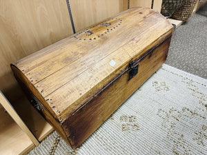 19th Century Dome- Top Steamer Trunk 36x18x15