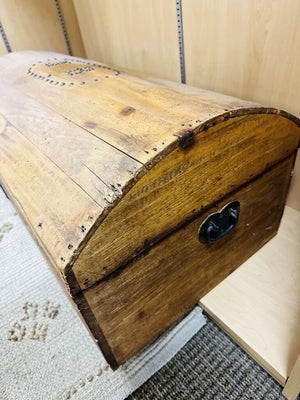 19th Century Dome- Top Steamer Trunk 36x18x15